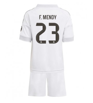 Real Madrid Ferland Mendy #23 Hemmakläder Barn 2025-26 Kortärmad (+ Korta byxor)